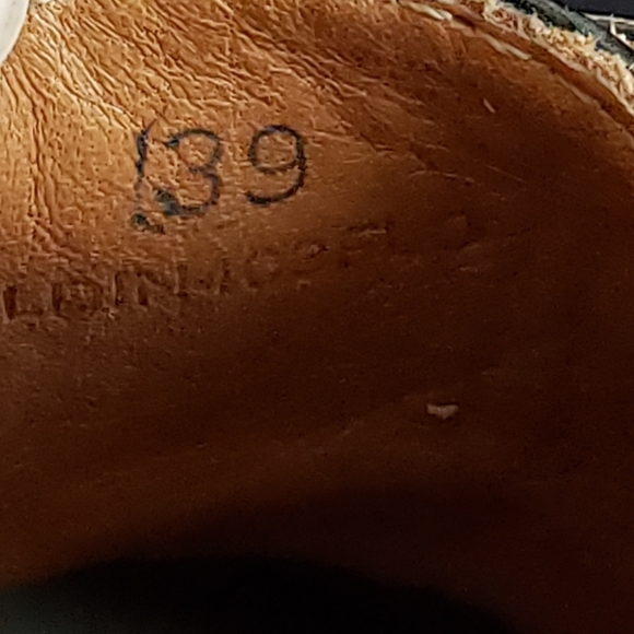 BURBERRY double buckle leather monk platform wedge - Picture 10 of 11